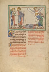 Saint John Praying to the Angel